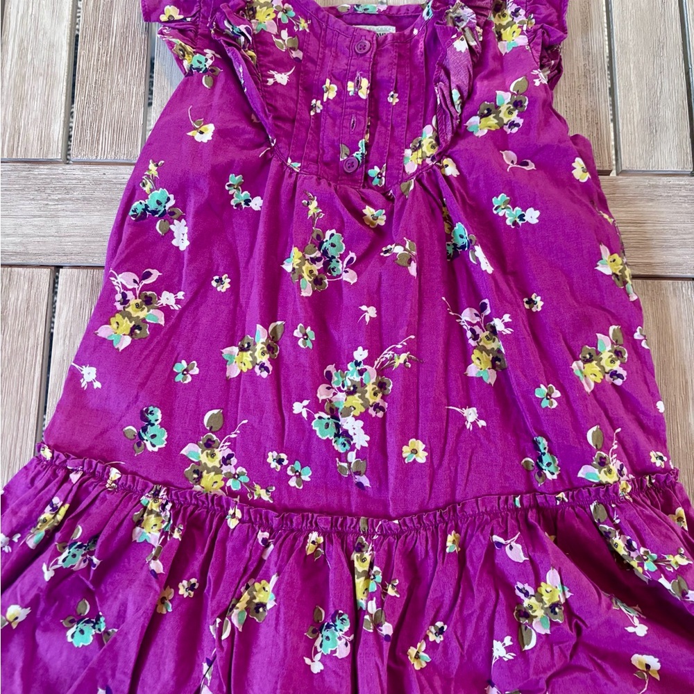 Old Navy Purple Floral Kids Dress